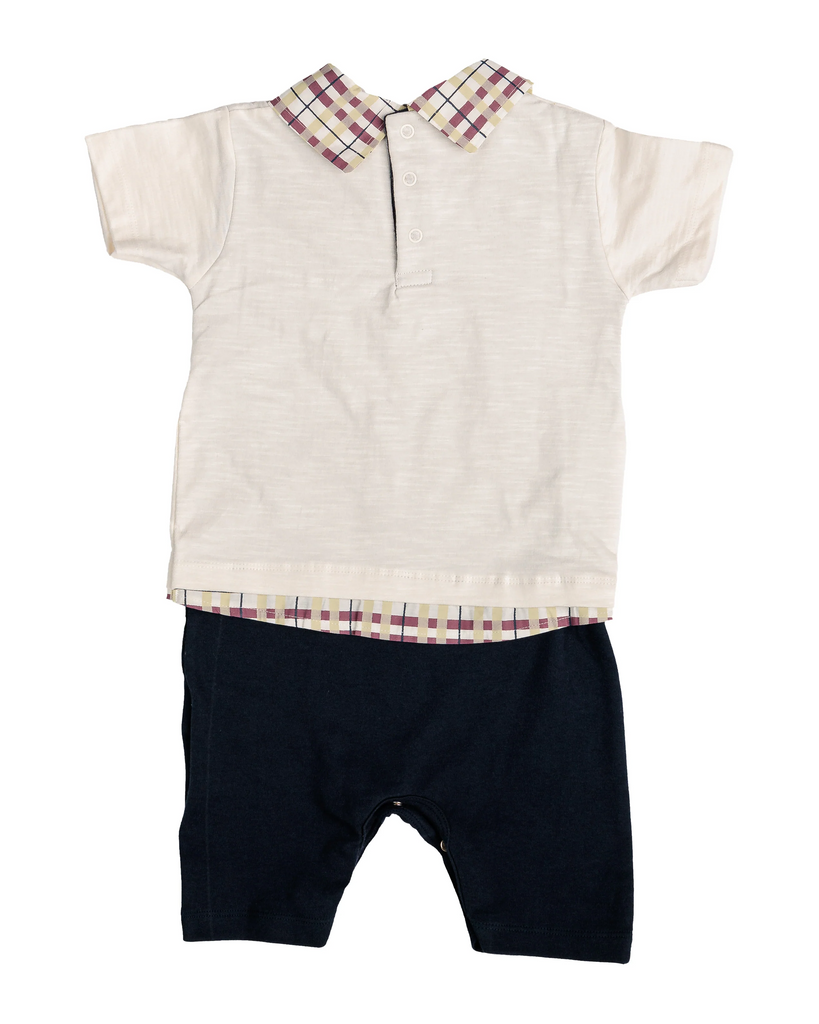 Baby Boy Jumpsuit with Bear