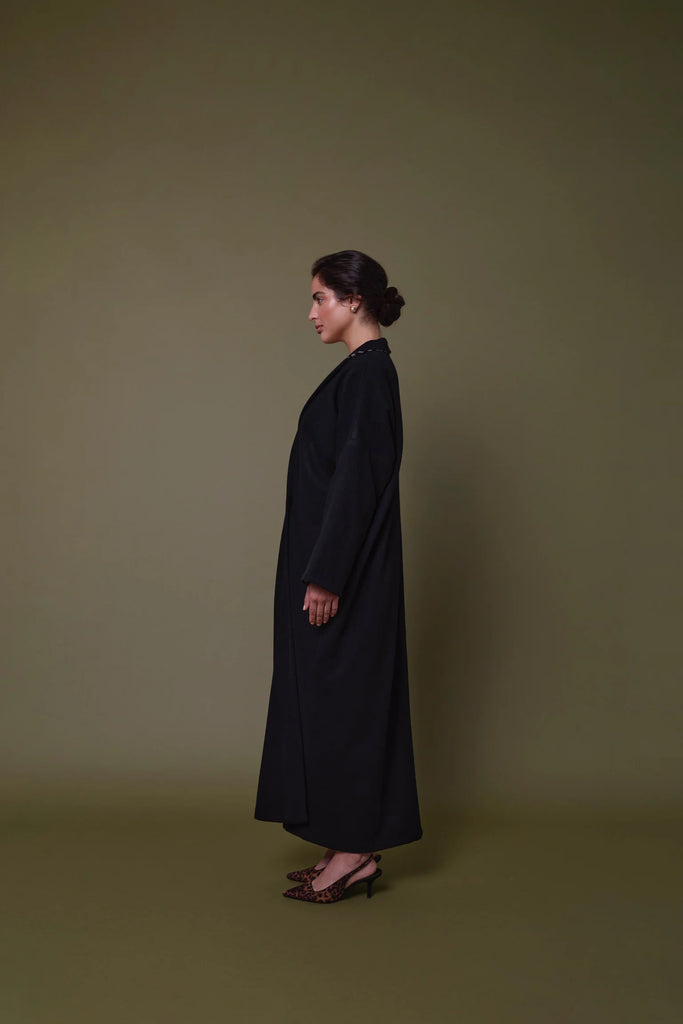 Black Belsay Hall Abaya