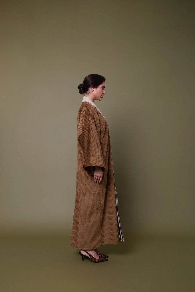 Camel Picasso Kimono Abaya