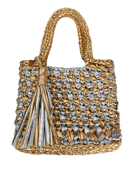 Gold & Silver Tote Bag