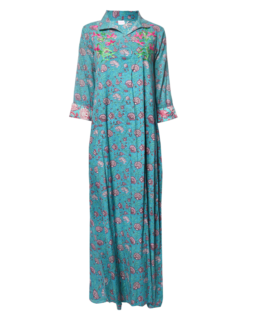 Blue Cotton Dress