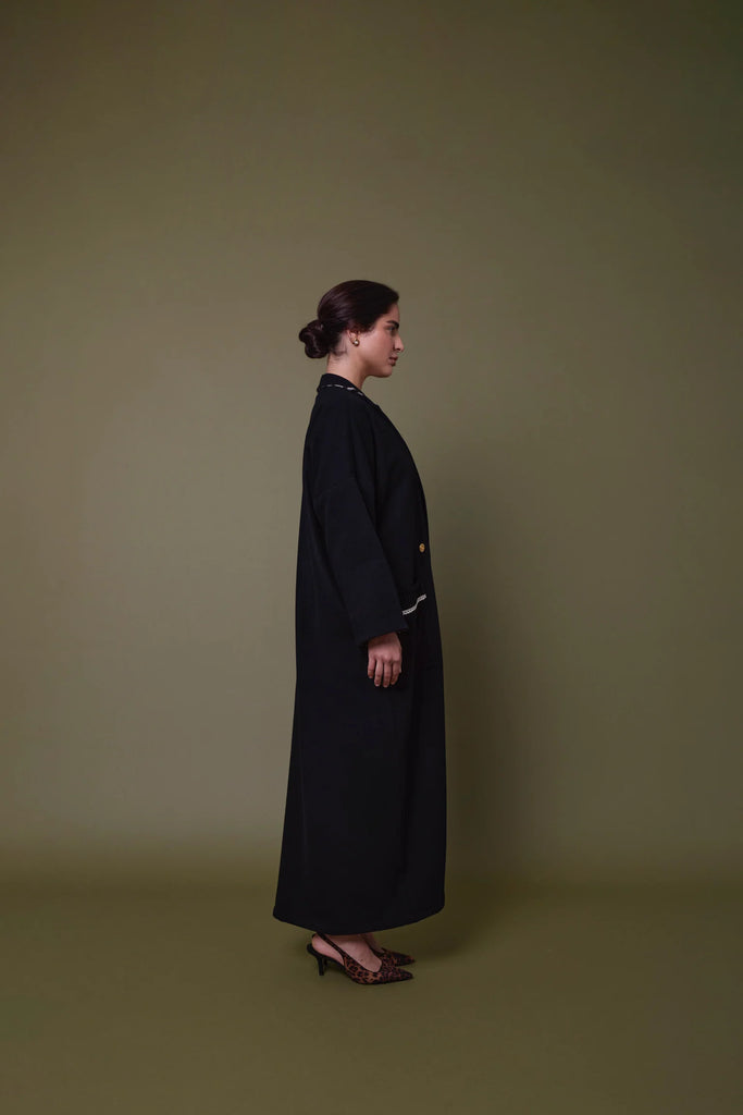 Black Belsay Hall Abaya