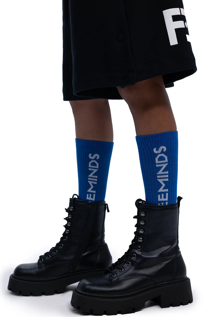 Blue Logo Socks