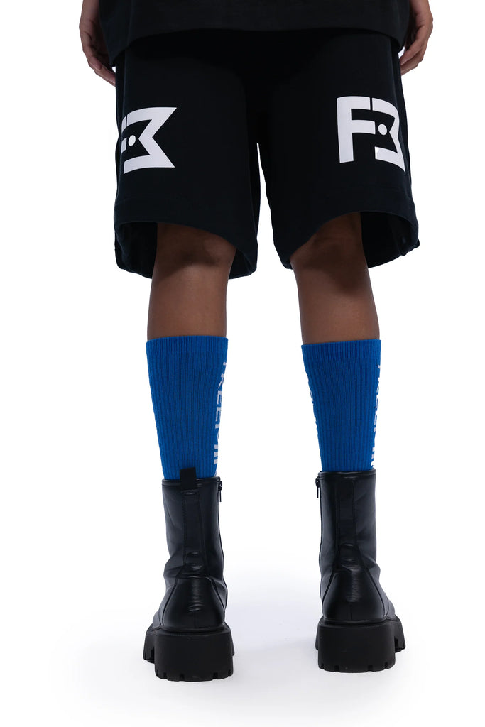 Blue Logo Socks