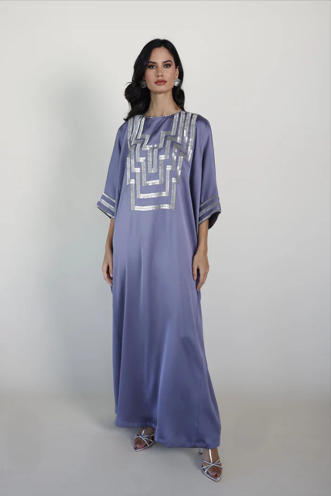 Mauve Taifi Kaftan