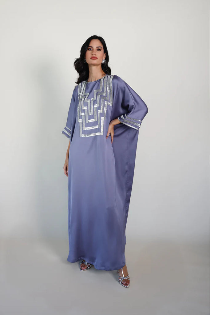 Mauve Taifi Kaftan