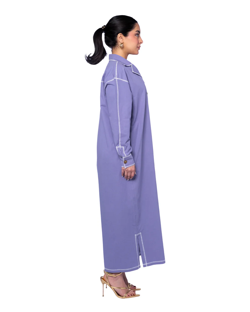 Purple AlGhasaq Dress