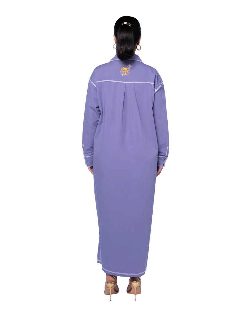 Purple AlGhasaq Dress