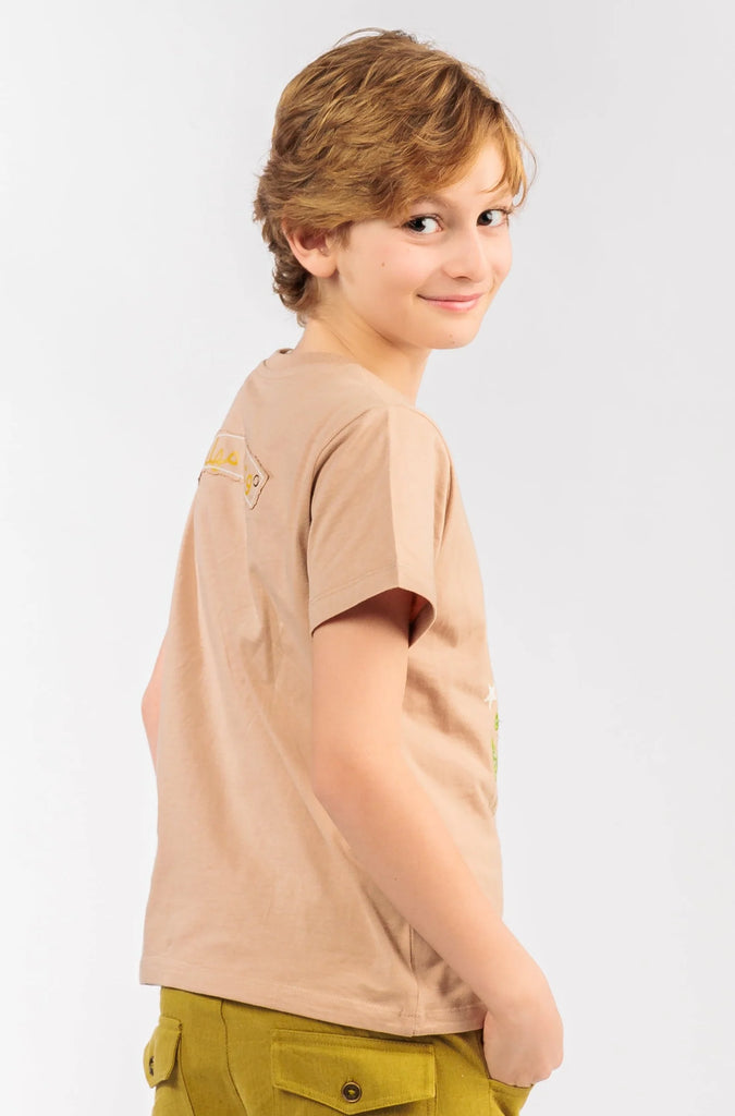 Big Boy Sand Beige T-Shirt