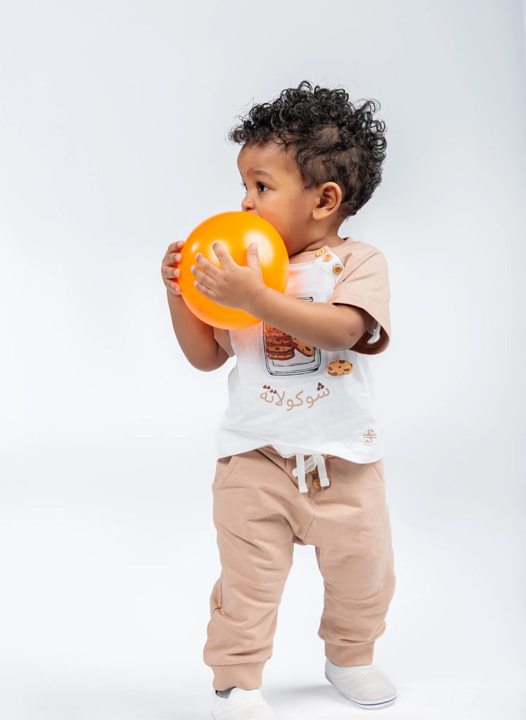 Baby Boy T-Shirt with Cookie