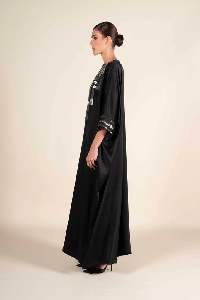 Black Taifi Kaftan