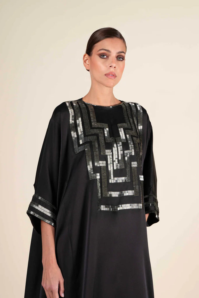 Black Taifi Kaftan