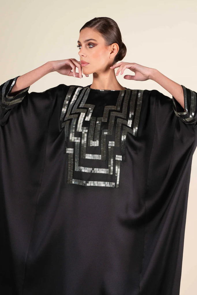 Black Taifi Kaftan