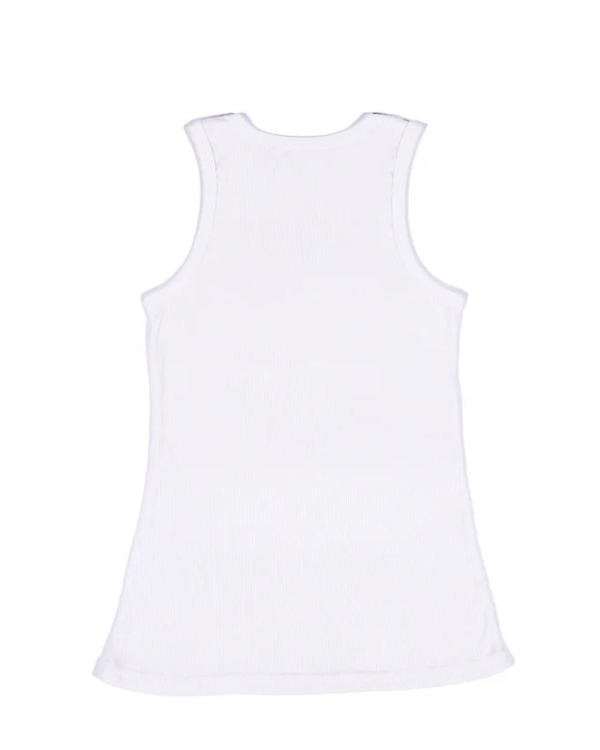 White Mirai Tank Top