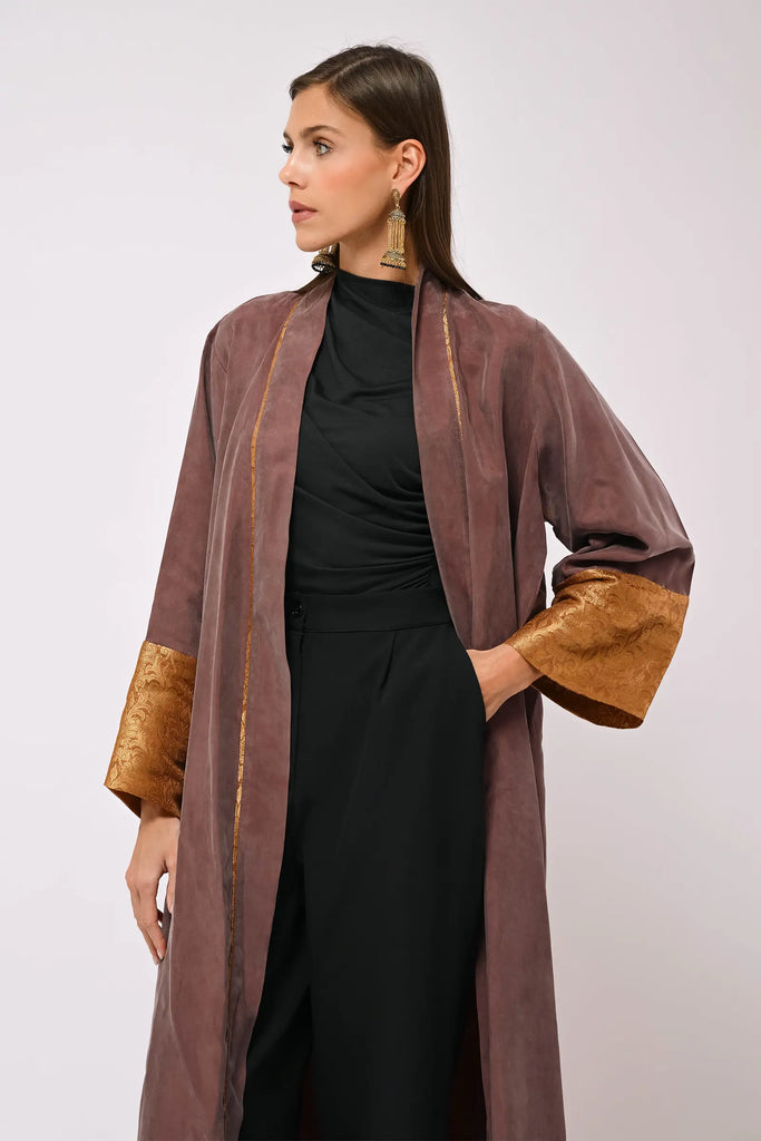 Burgundy Jaydaa Abaya