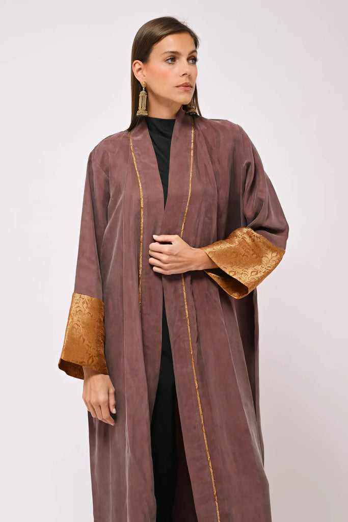 Burgundy Jaydaa Abaya