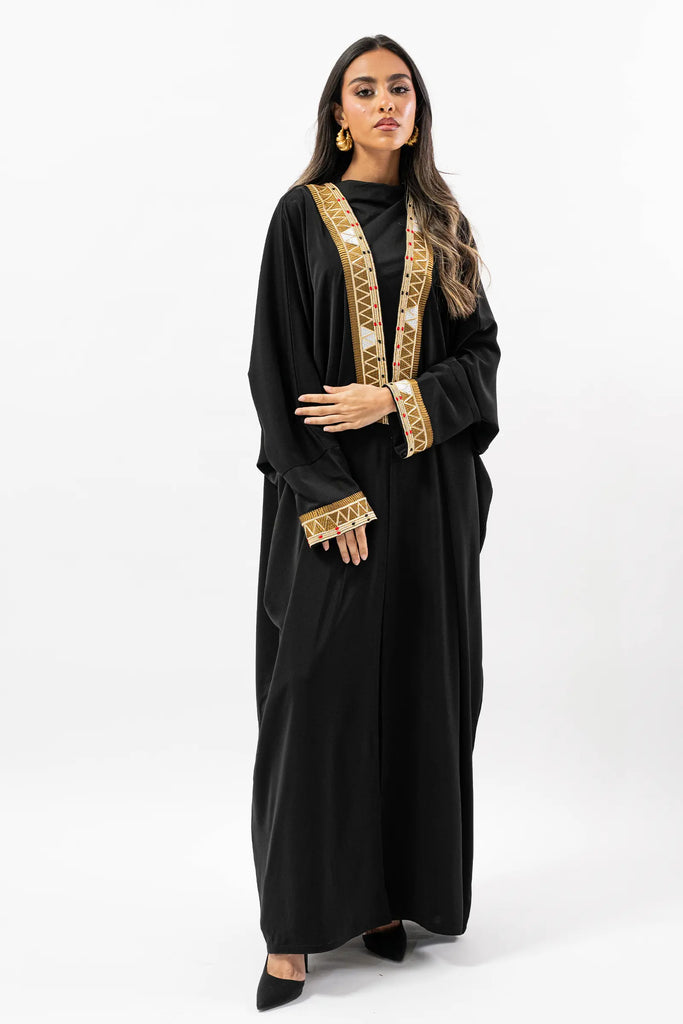 Black Jdeela Abaya