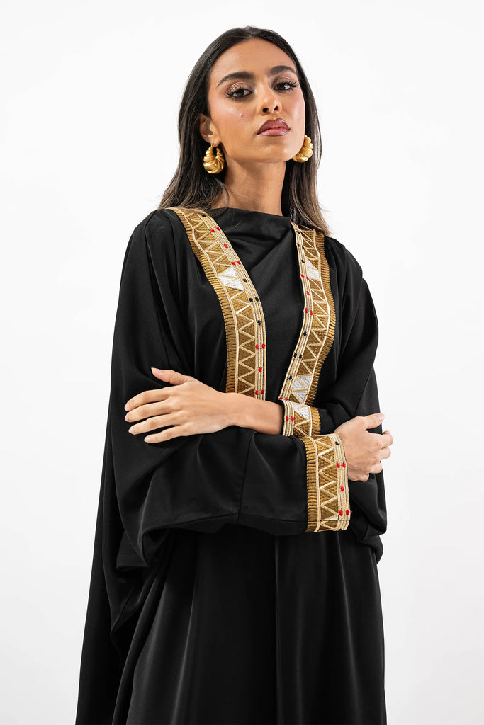 Black Jdeela Abaya