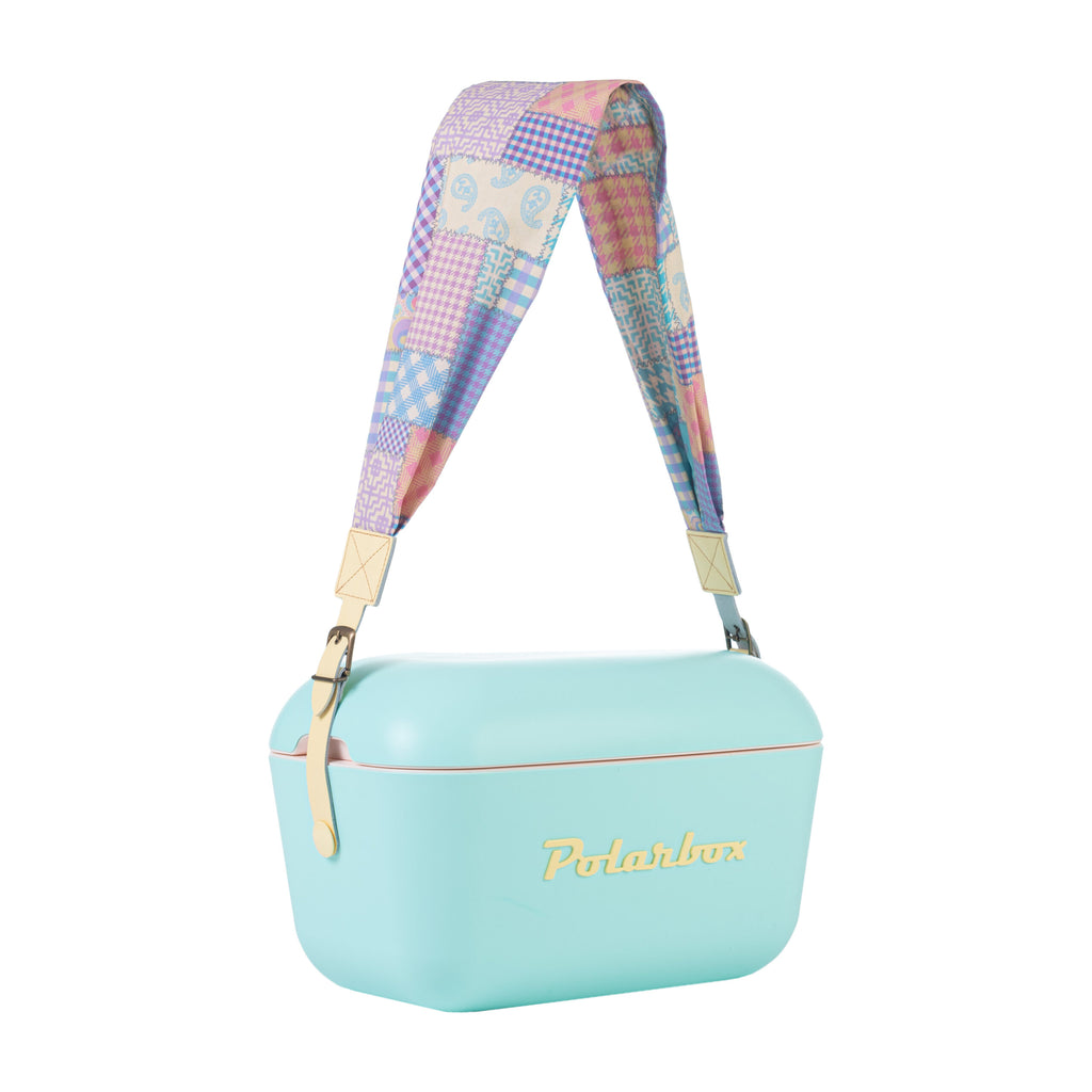 Polarbox Prinkstyle Strap - Patchwork with Yellow Straps