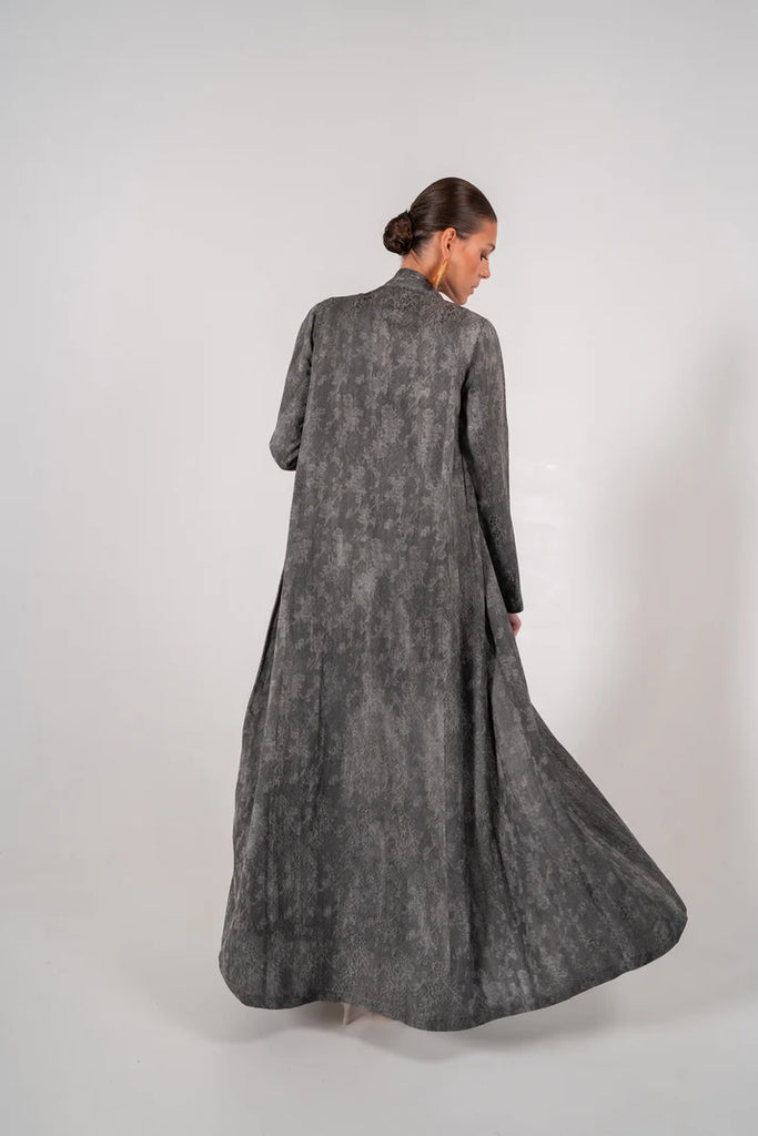 Vendome Ash Grey Abaya