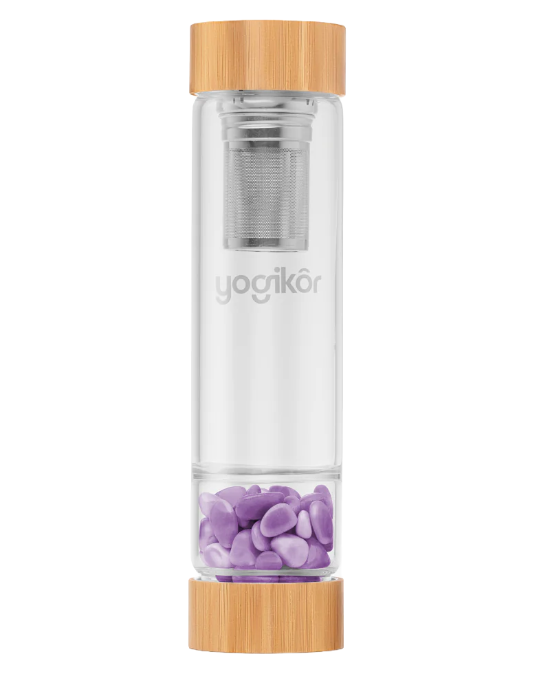 Amethyst Crystal Water Bottle