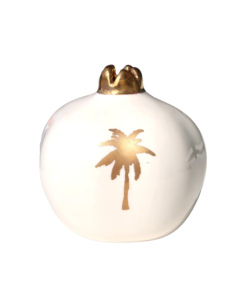 Gold Palm Tree Pomegranate