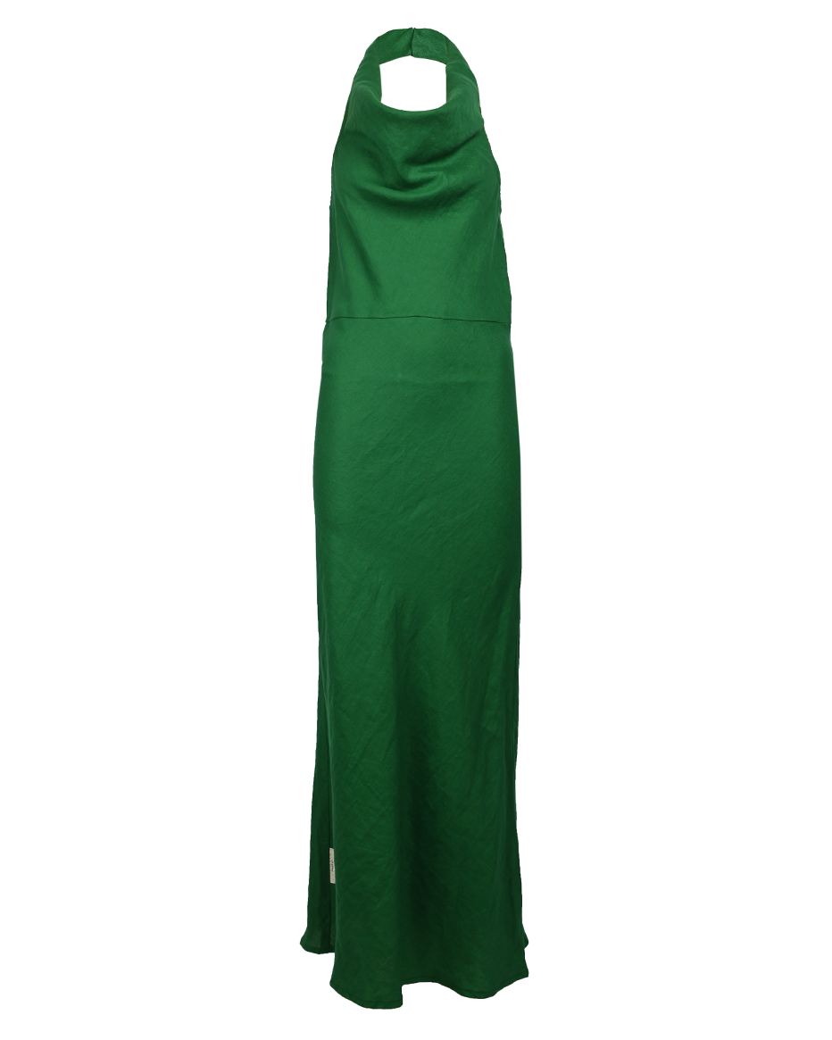 Green Sleeveless Long Dress | Homegrown Market