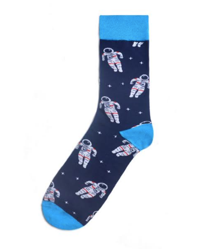 Blue Spaceman Socks | Homegrown Market